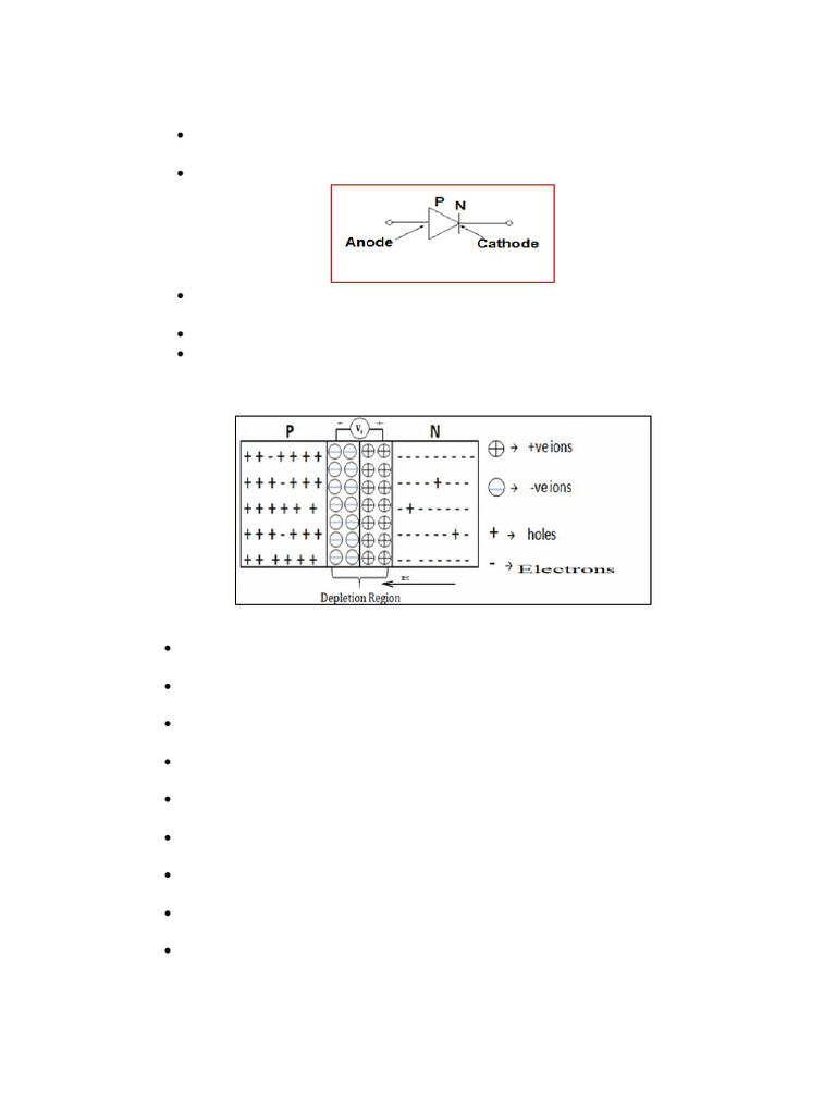 Unit II- Semiconductor Devices Notes | PDF | P–N Junction | Bipolar ...