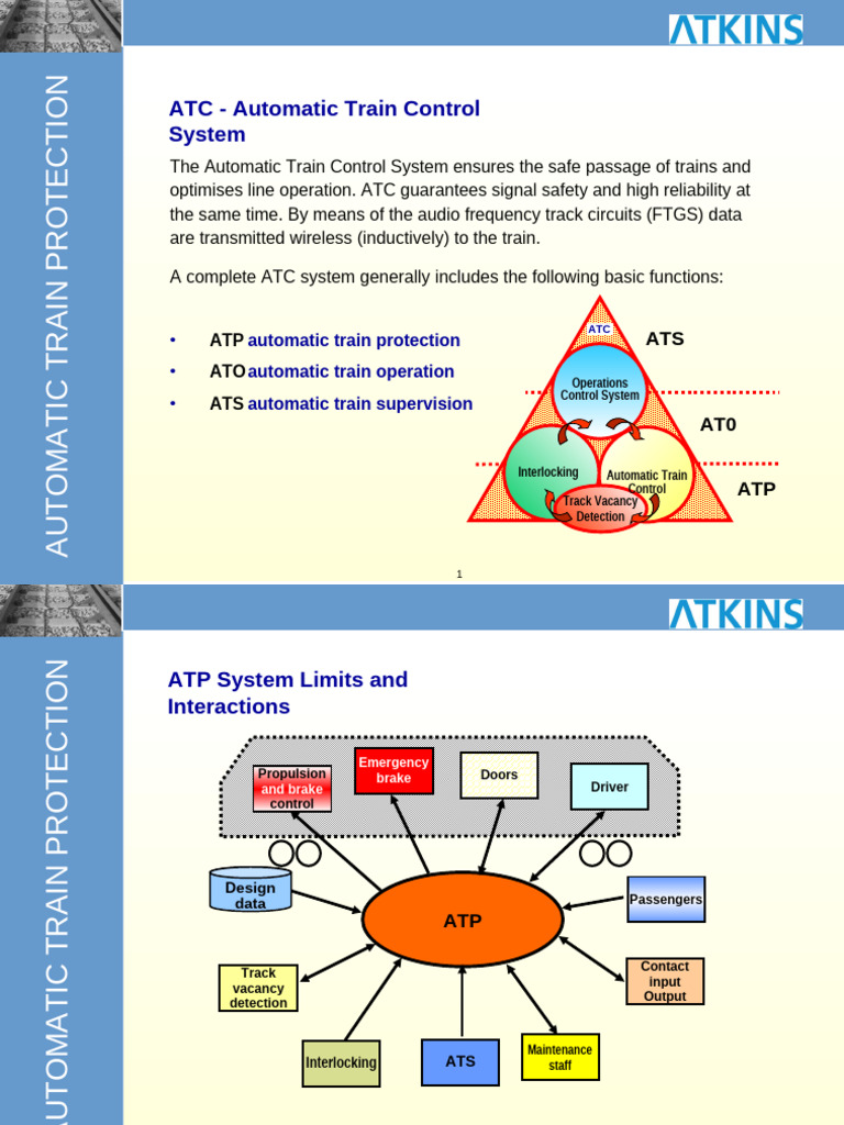 Automatic Train Protection System Overview | PDF | Central Processing ...