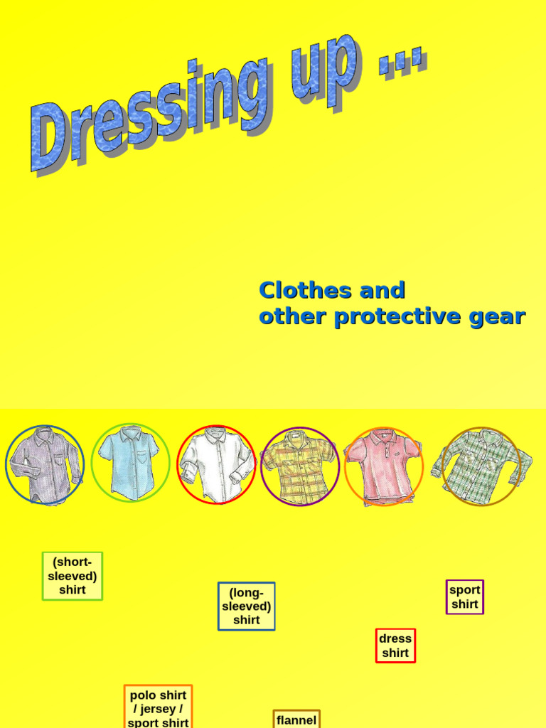 EN_A0_L10_clothing | PDF | Sweater | Clothing