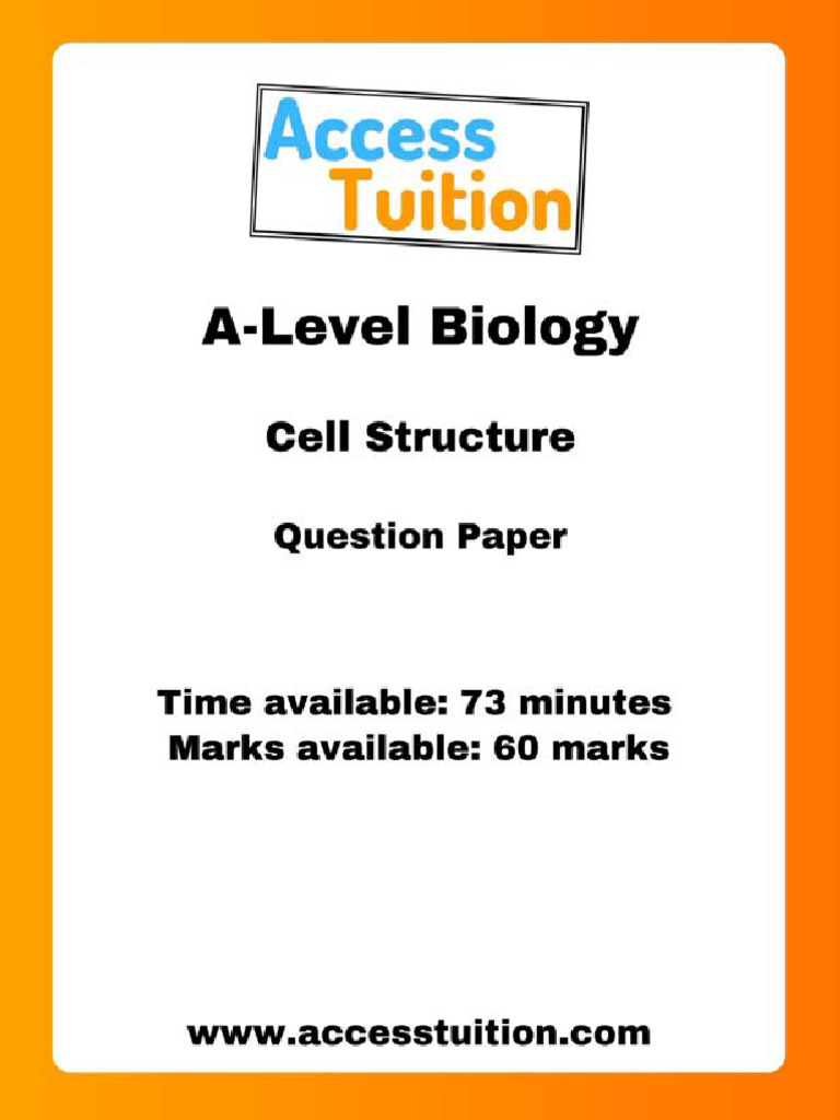 Prokaryotic and Eukaryotic Cell Structures | PDF | Organelle | Cell ...