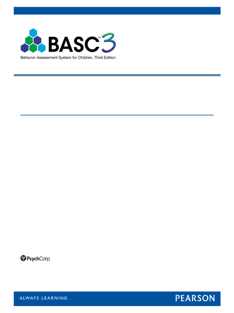 BASC-3 SOS Report for Johnny Sample | PDF | Classroom | Teachers