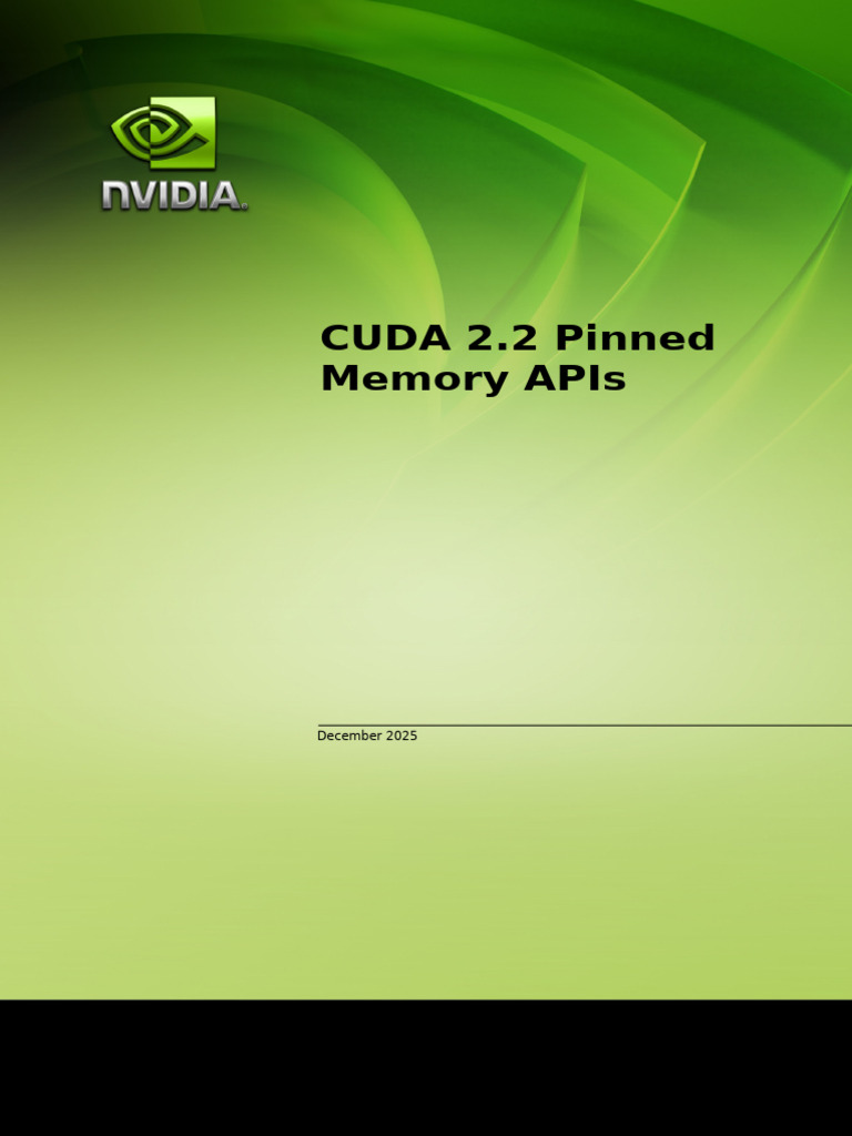 CUDA2 2PinnedMemoryAPIs | PDF | Graphics Processing Unit | Pointer ...
