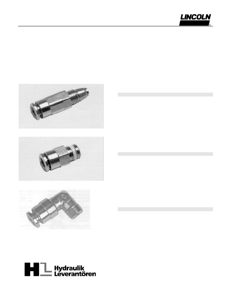 Catalogo Adaptadores Lincoln System | PDF