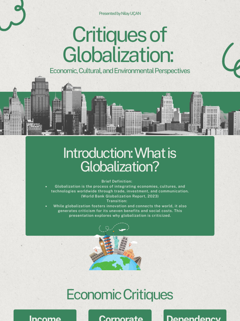 Critiques of Globalization Explained | PDF | Globalization ...