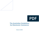 Australian Guidelines for Electronic Commerce