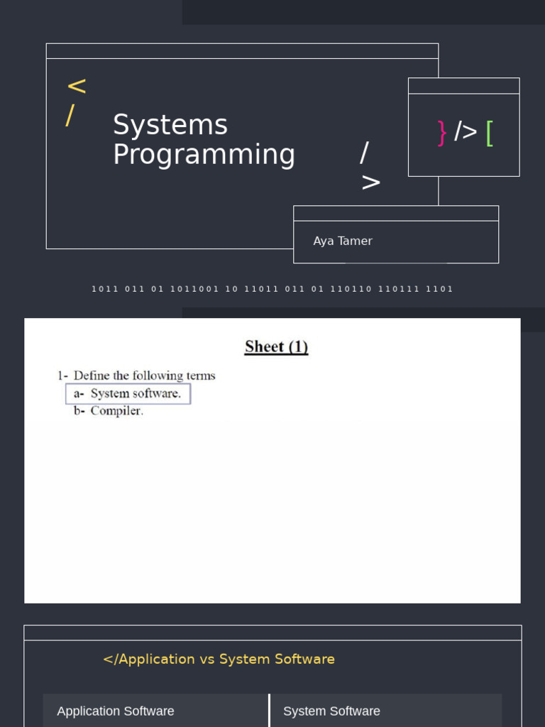 _Systems_Programming Section 2 | PDF | Compiler | Computer Architecture
