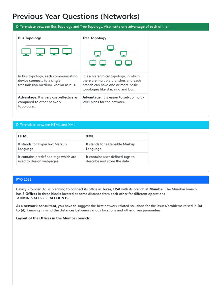 Network Topologies and Solutions Guide | PDF | Computer Network ...
