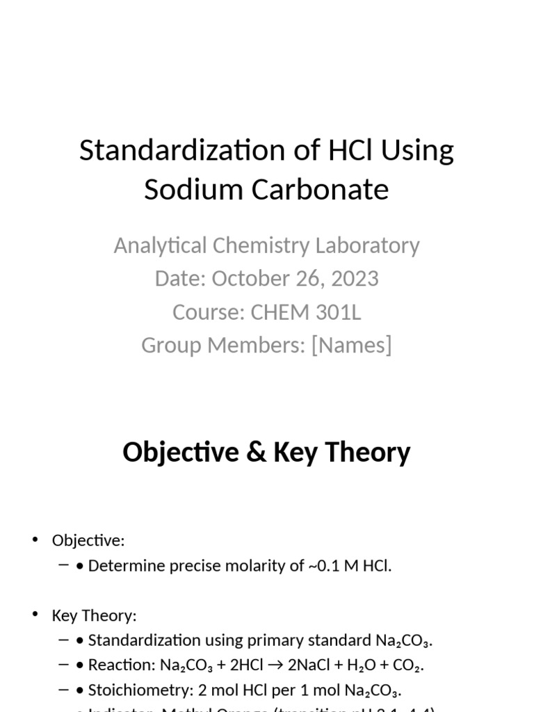 Professional Standardization HCL Presentation | PDF