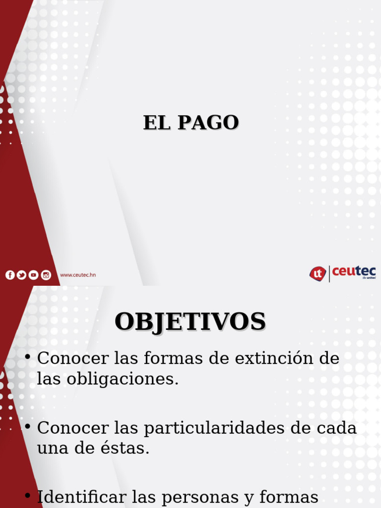 Formas de Pago y Extinción de Obligaciones | PDF | Pagos | Derecho ...