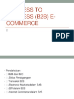 2.business To Business (b2b) E-Commerce