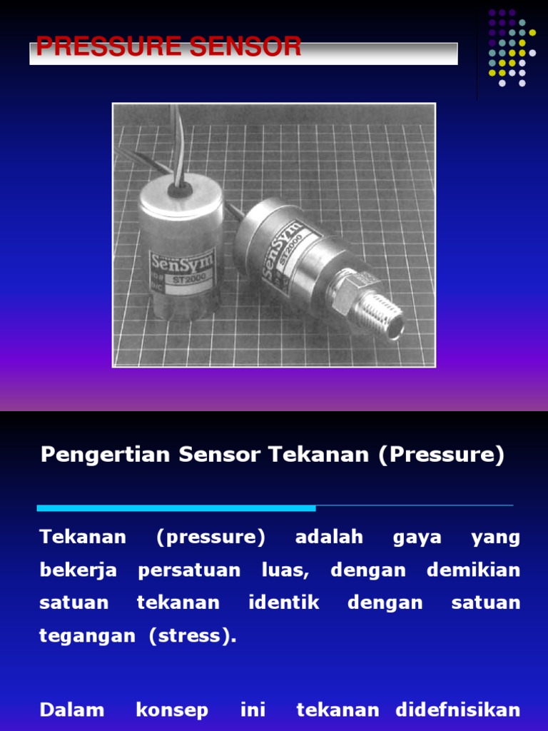 Sensor Tekanan | PDF