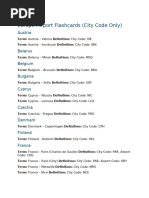 Bloomberg Country Codes Overview | PDF | Business