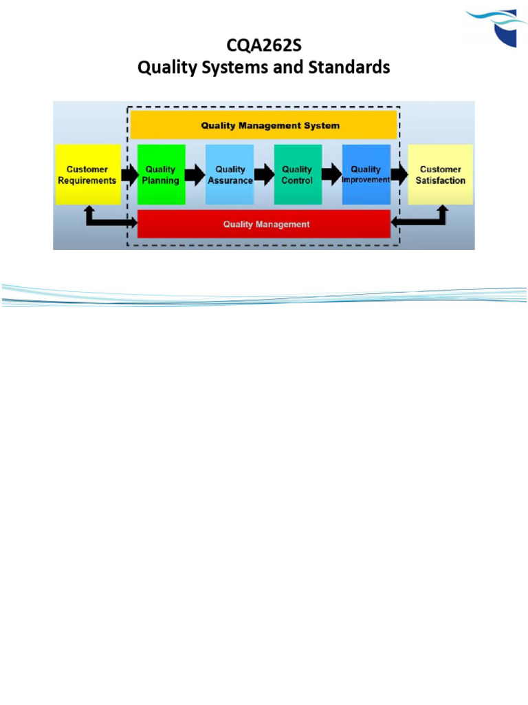 Quality Systems and Standards Overview | PDF | Quality Management ...