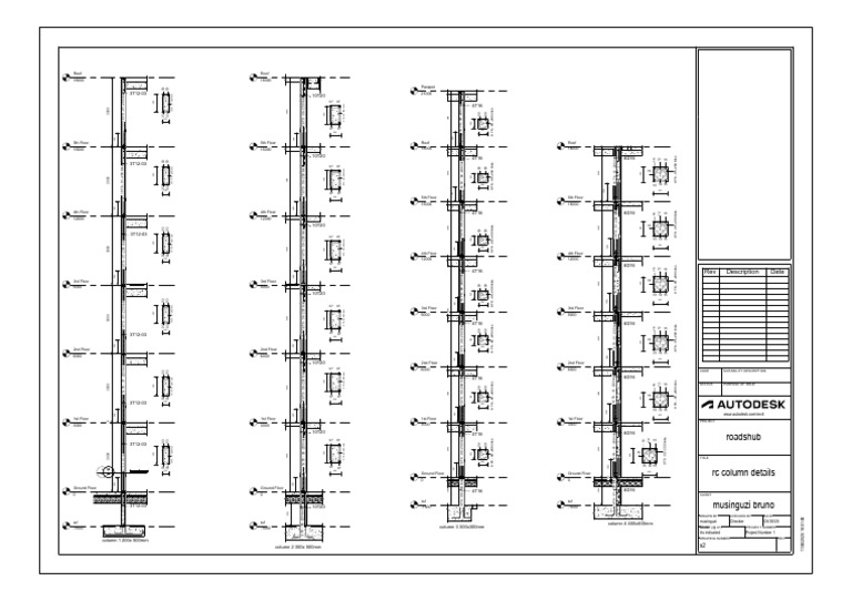 Column Details and Floor Heights | PDF | Military Operations | Conflicts
