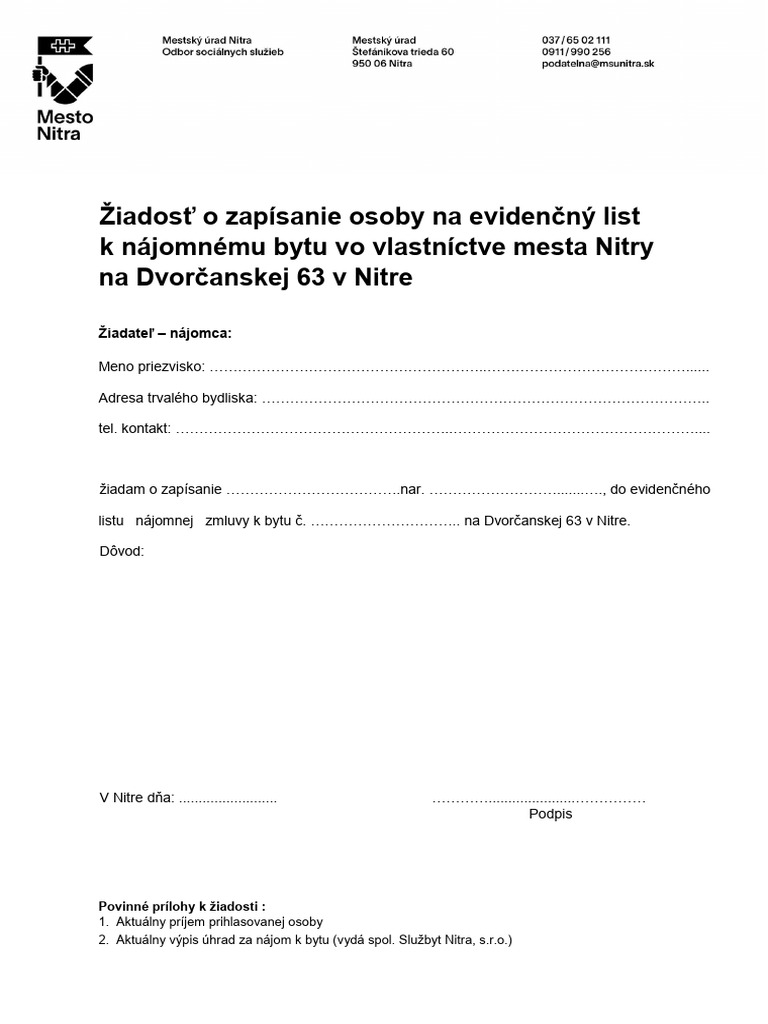 ziadost-o-zapisanie-osoby-na-evidencny-list-k-najomnemu-bytu-vo