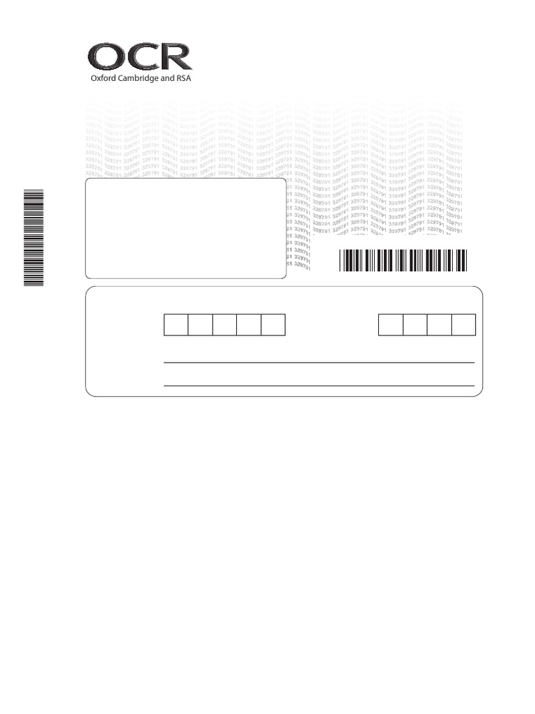 A Level Biology A H420/02 Exam Paper | PDF | Gene | Genetic Variation