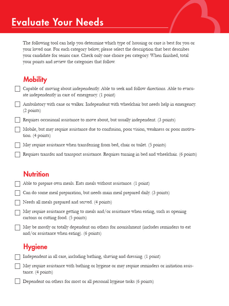 Senior 5-Point Screening