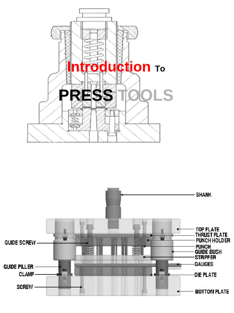Overview of Press Tools and Operations | PDF | Sheet Metal | Metalworking