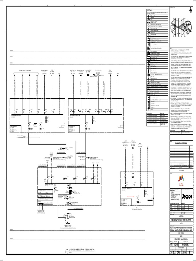LV Single Line Diagram for TSS SW | PDF | Power Engineering ...