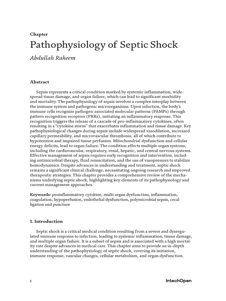 1192748 | PDF | Sepsis | Inflammation
