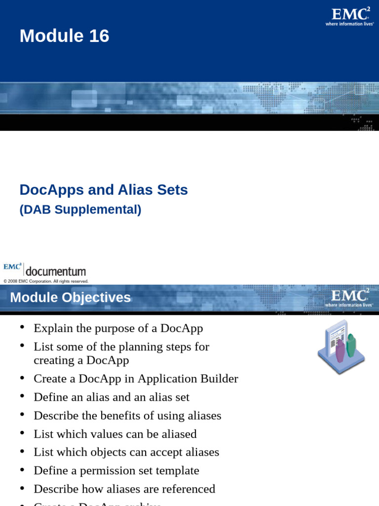 DocApps and Alias Sets Overview | PDF | Command Line Interface ...
