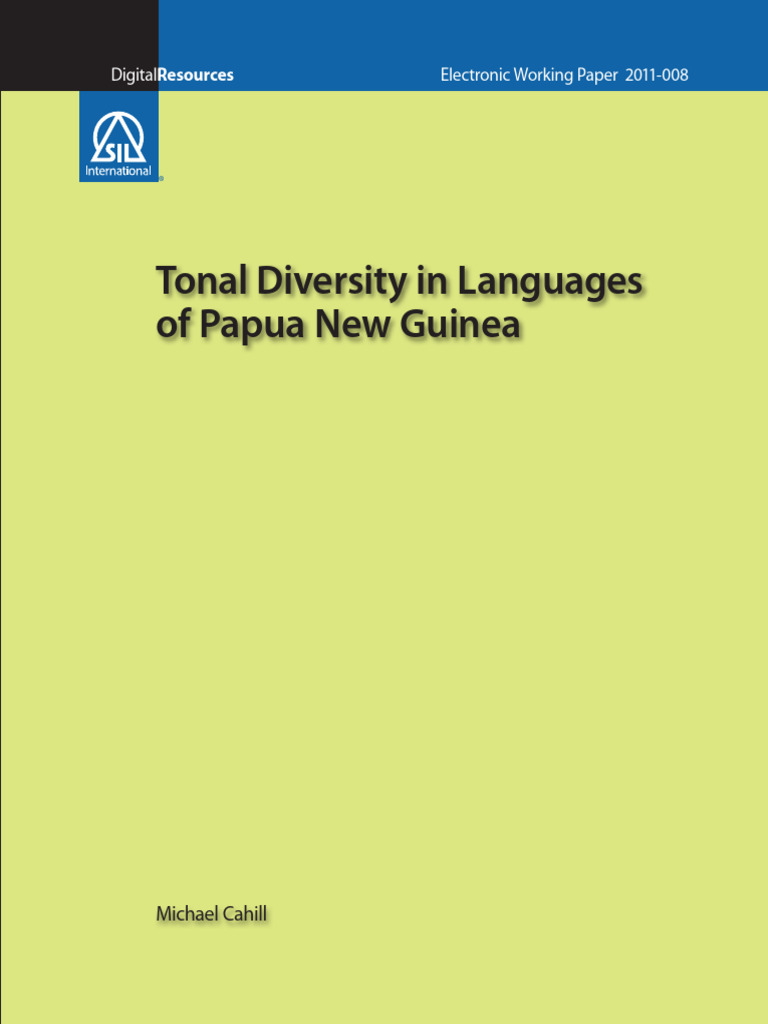 Tonal Systems in Papua New Guinea | PDF | Tone (Linguistics) | Syllable