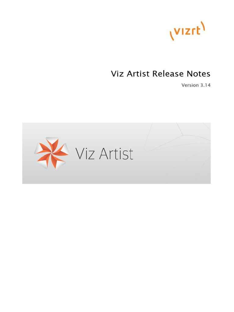 Viz Artist 3.14 Release Notes Summary | PDF | Window (Computing ...
