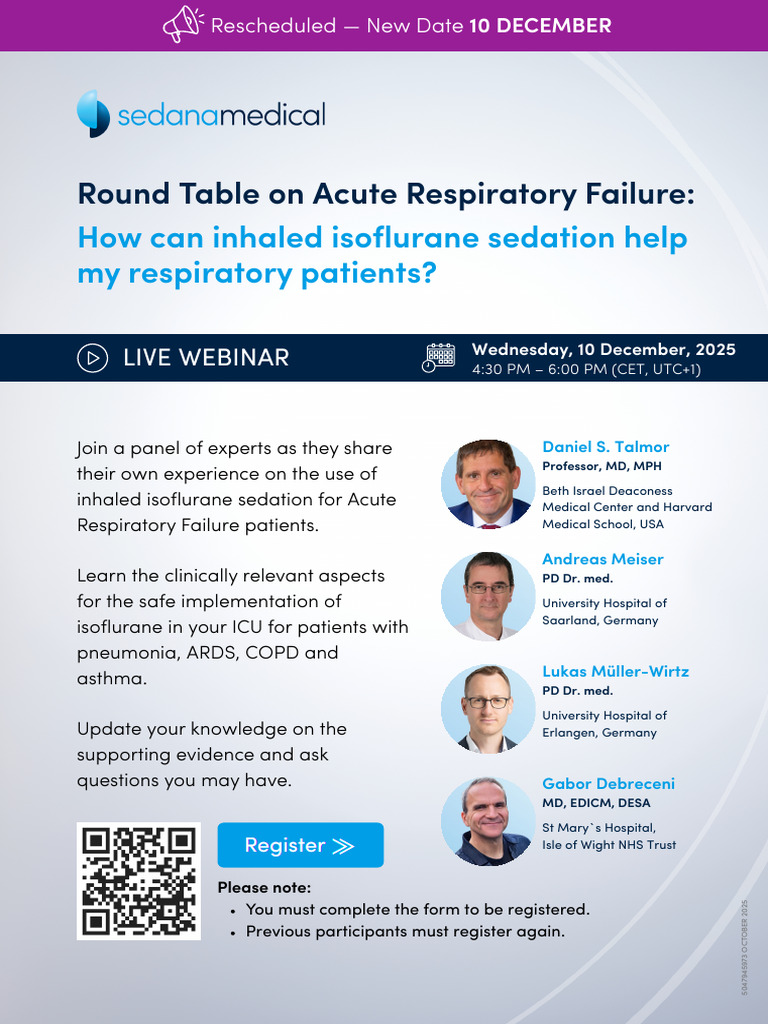 Inhaled Isoflurane for Respiratory Care | PDF