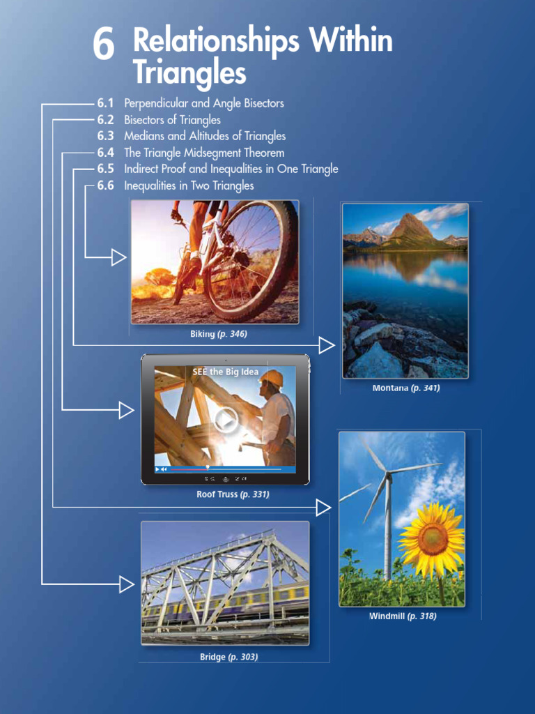Triangle Relationships: Bisectors & Theorems | PDF | Perpendicular ...