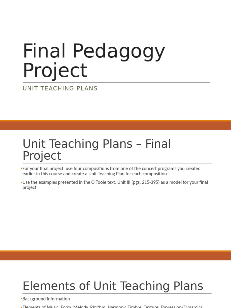 Week 16-Final Pedagogy Project | PDF