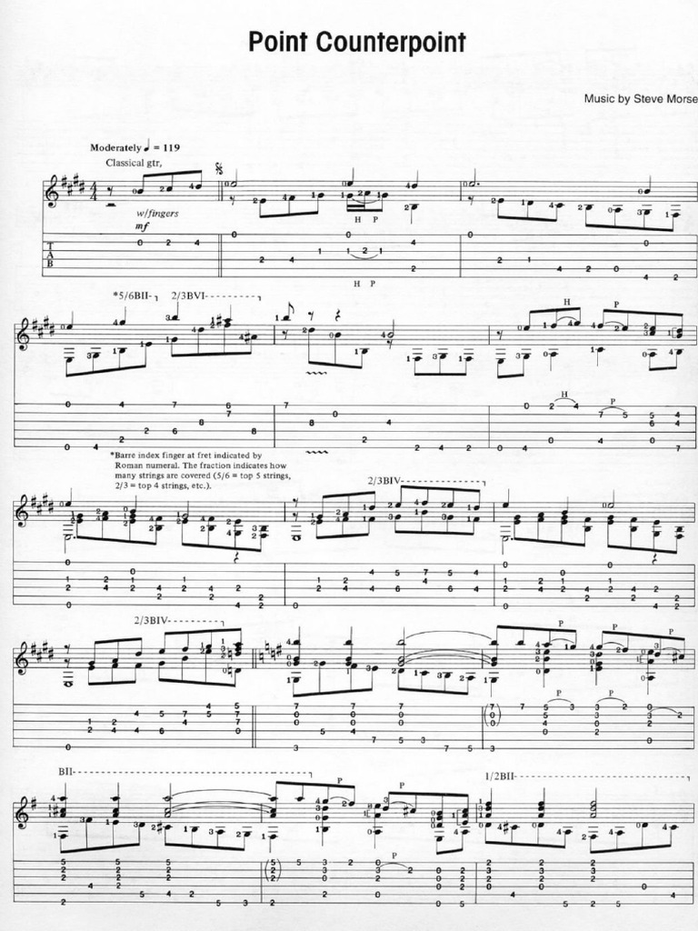 Steve Morse - Point Counterpoint | PDF