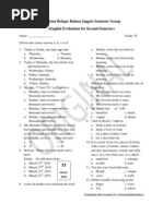 Bahasa Inggris Kelas 4 Semester Genap