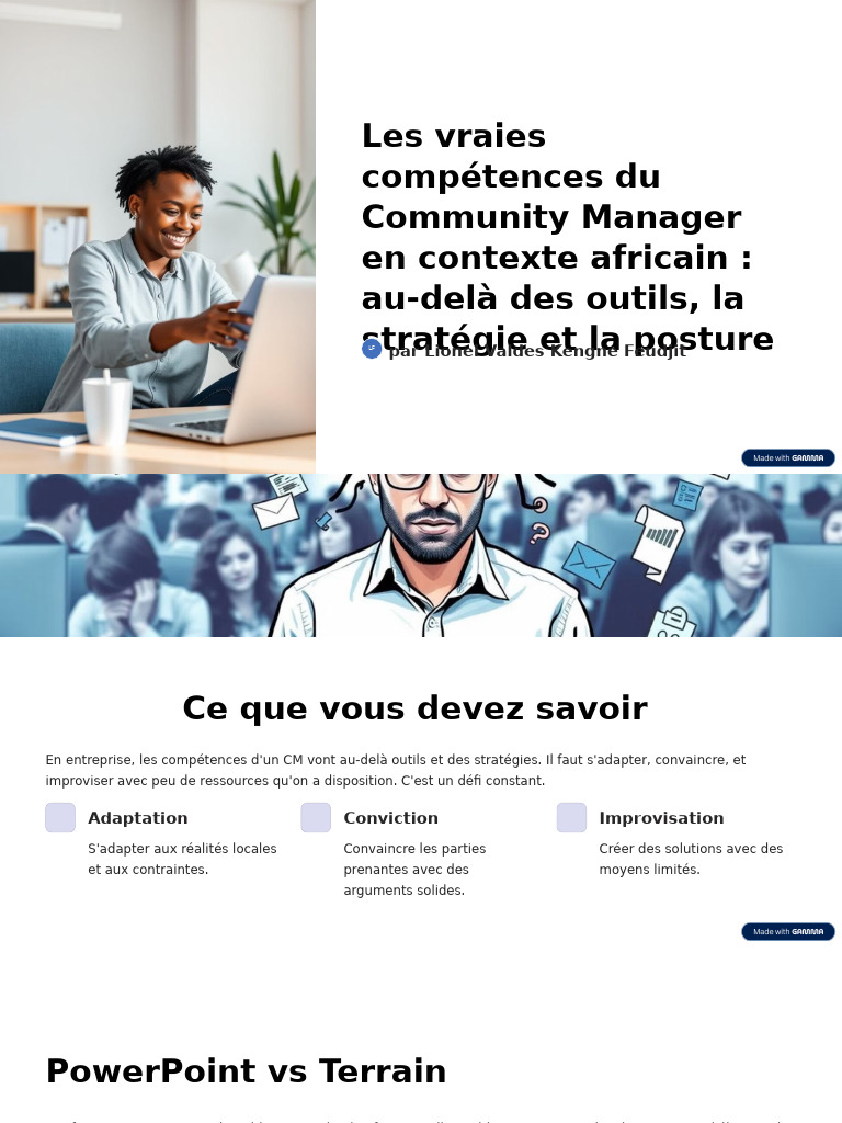Compétences clés du Community Manager en Afrique | PDF
