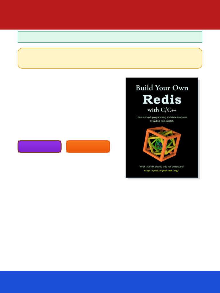 Build Your Own Redis with C C James Smith ebook revised pdf version ...