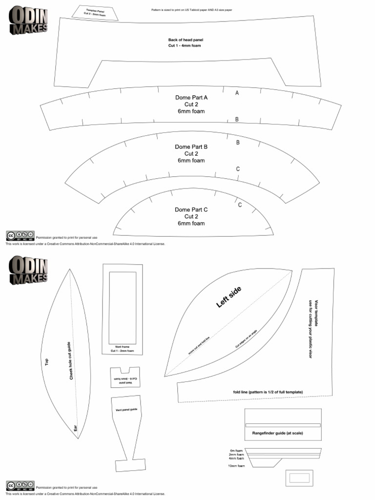 Foam Dome Pattern Instructions | PDF