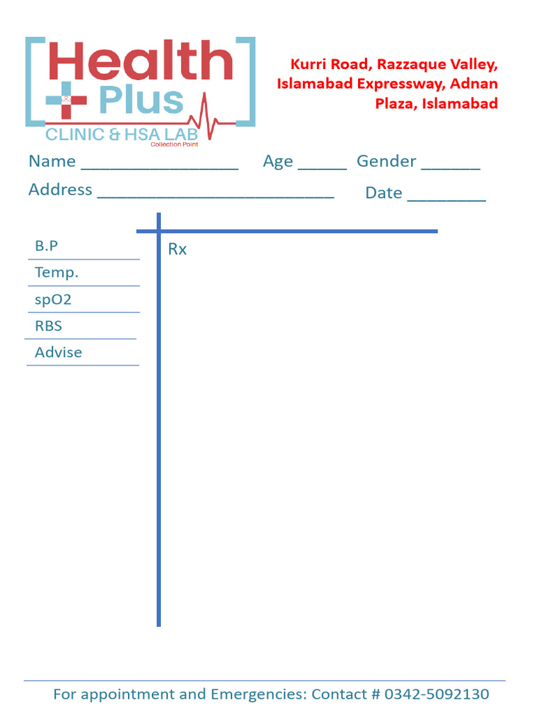 Patient Information and Contact Details | PDF