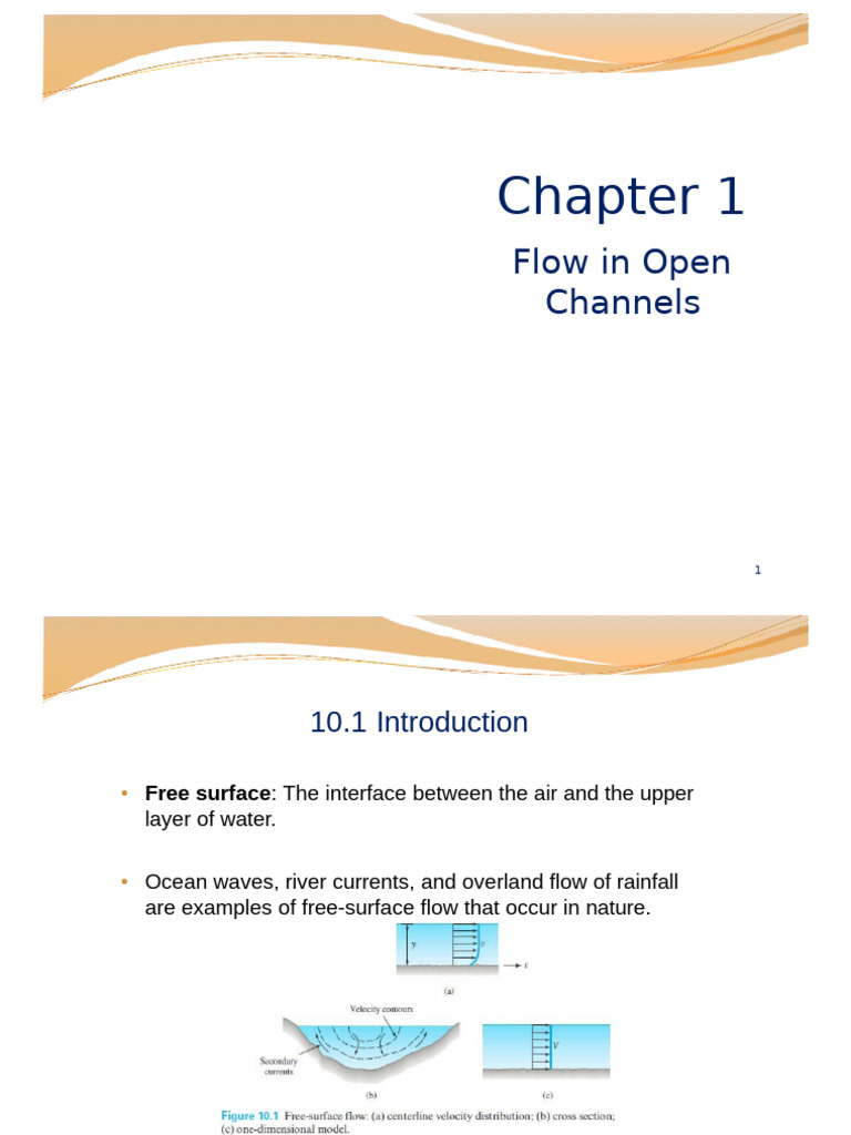 Open Channel Flow Dynamics Explained | PDF | Liquids | Civil Engineering
