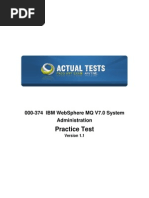 MQ 7 System Admin 000-374