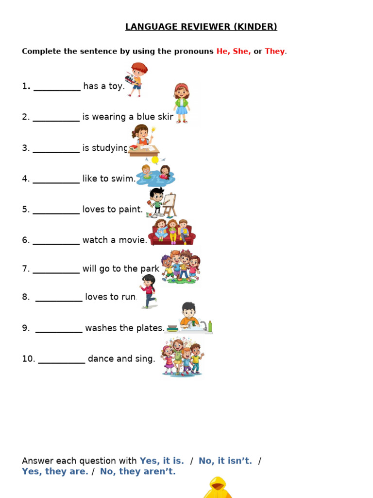 Language Kinder Reviewer - 2nd Quarter | PDF | Linguistics | Languages