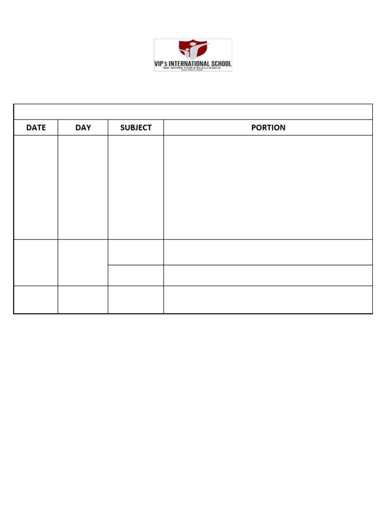 Grade 8 Term 2 Exam Schedule 2025-26 | PDF