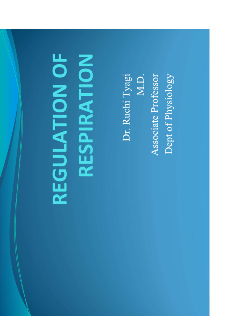 Neural Regulation of Respiration | PDF