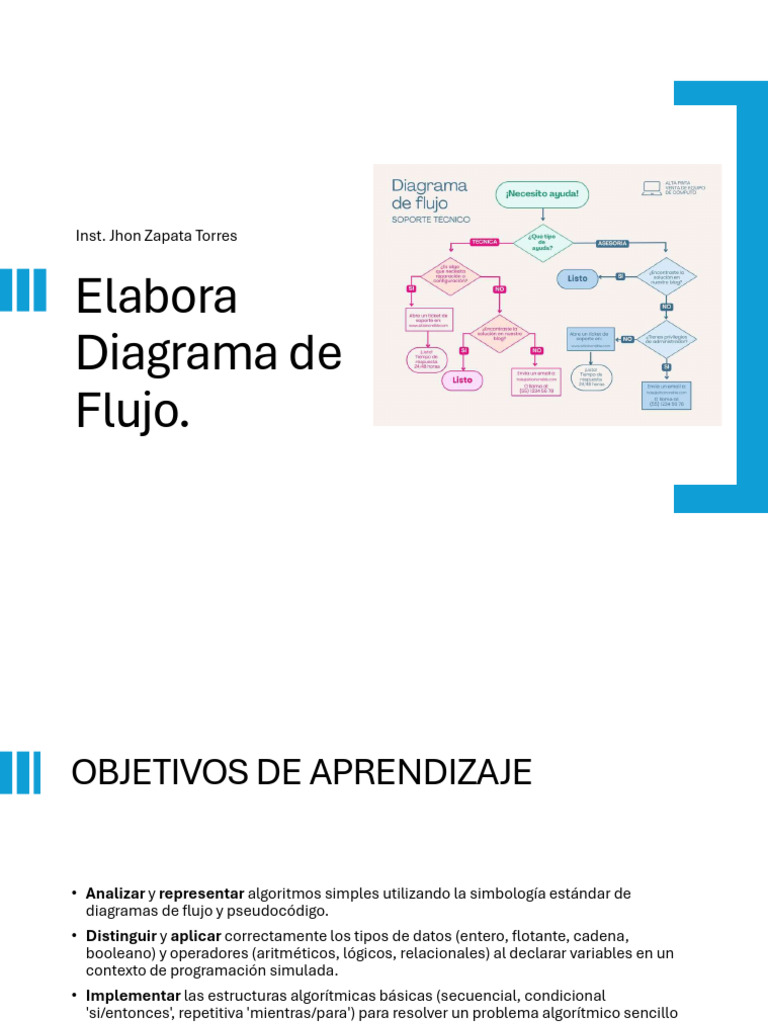 Diagrama de Flujo y Algoritmos Básicos | PDF | Algoritmos | Tipo de datos