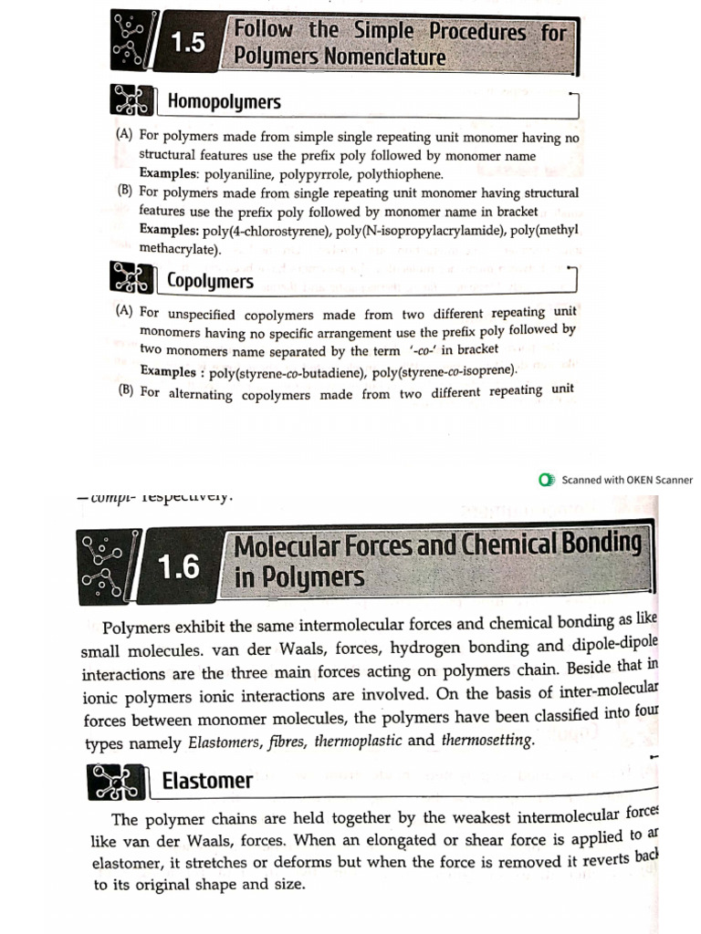 Polymer Note | PDF