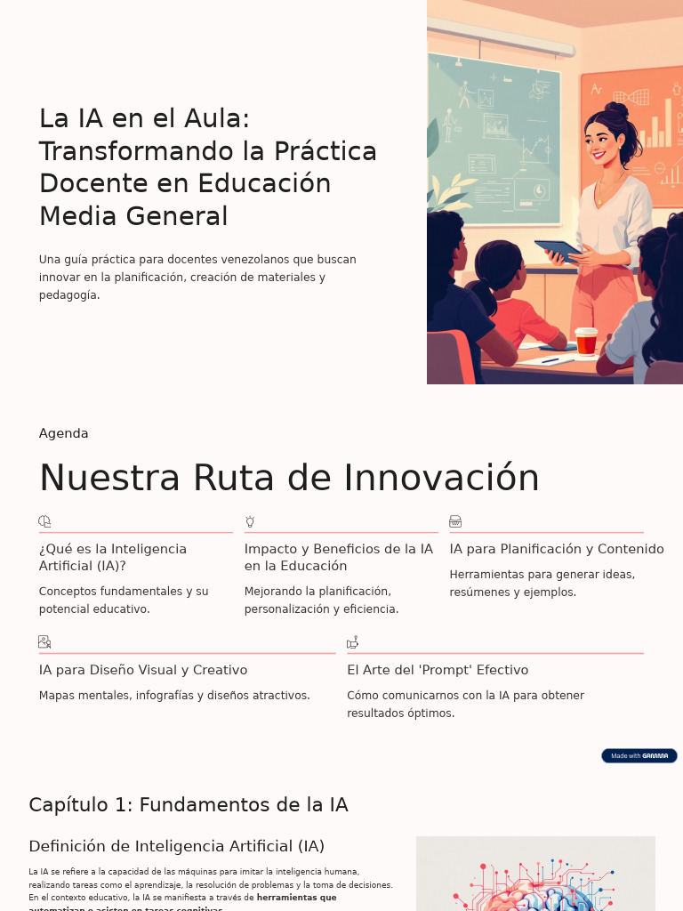 La IA en El Aula Transformando La Practica Docente en Educacion Media ...