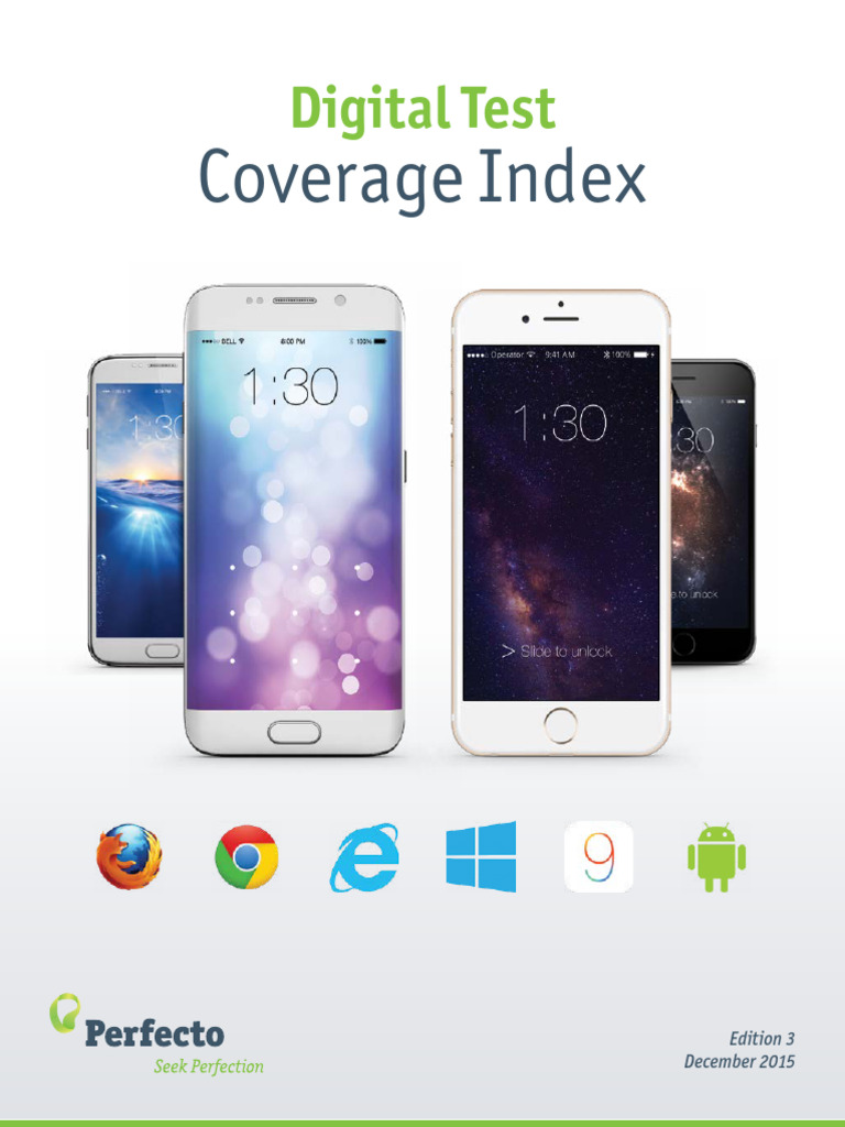 Digital Test Coverage Index 2015 | PDF | Smartphone | Safari (Web Browser)