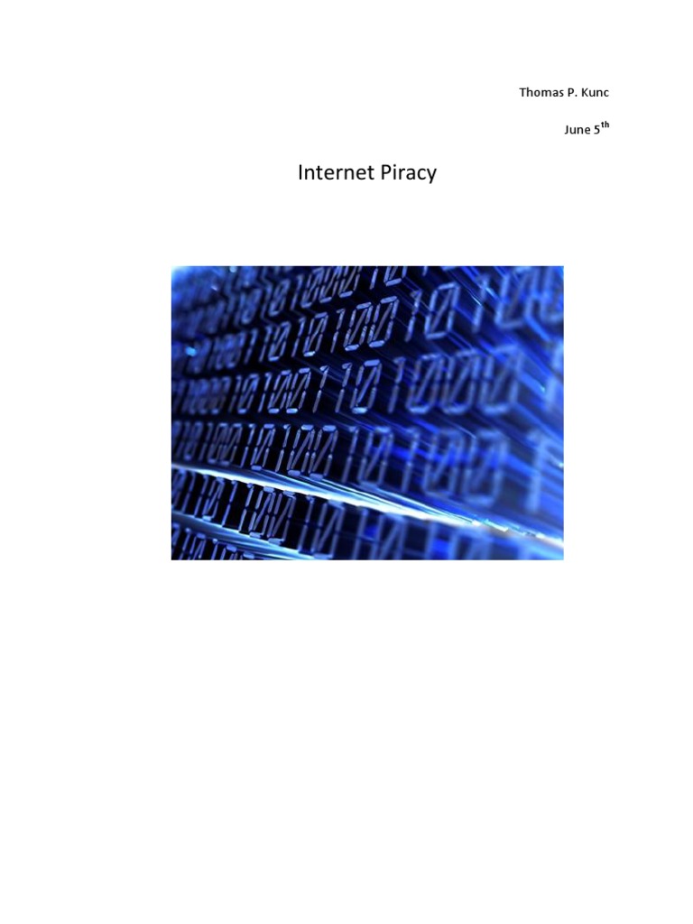 Internet Piracy and Copyright Issues | PDF | Copyright Infringement ...