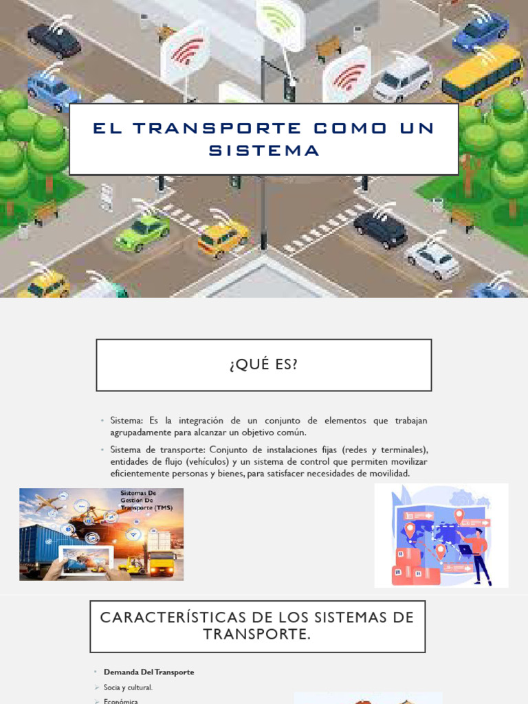 Unidad II El Transporte Como Sistema | PDF | Transporte | Contaminación