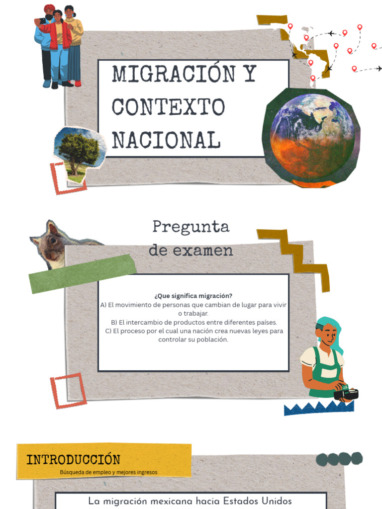 Migración Mexicana a EE. UU.: Causas y Efectos | PDF | Migración humana ...