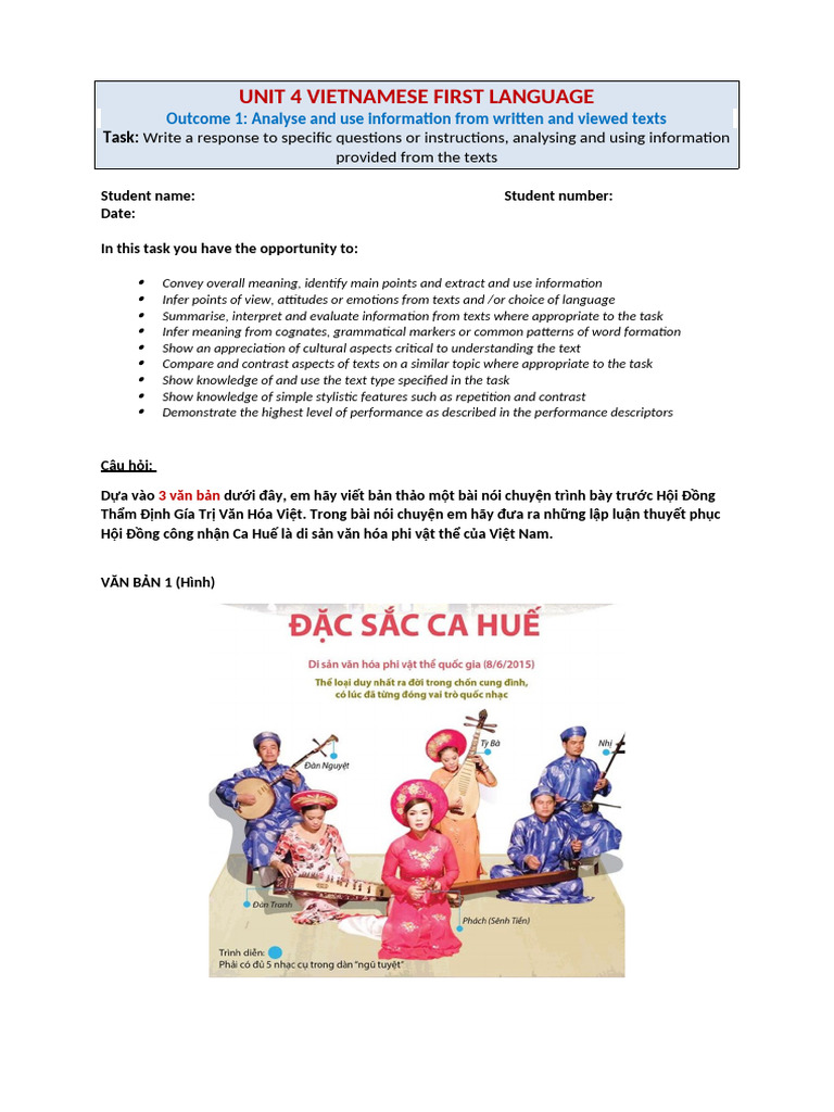 Unit 4 Outcome 1 Sample | PDF