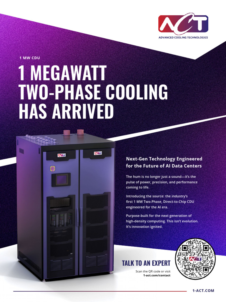 1 MW Two-Phase CDU for AI Data Centers | PDF | Pump | Water